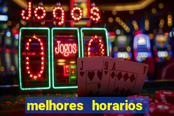 melhores horarios pagantes fortune tiger